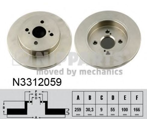 Imagine Disc frana NIPPARTS N3312059