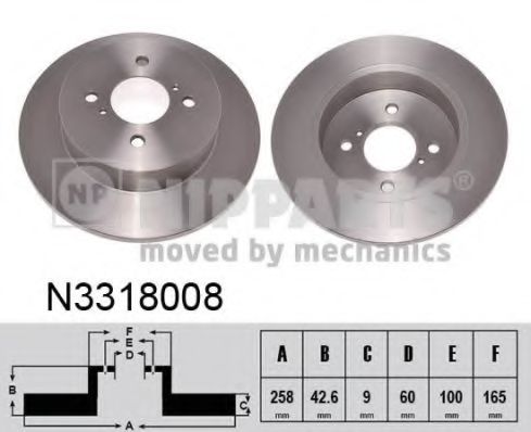 Imagine Disc frana NIPPARTS N3318008