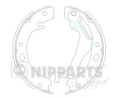 Imagine Set saboti frana, frana de mana NIPPARTS N3502085