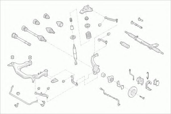 Imagine Directie ZF Parts AUDI-A4-FZ001