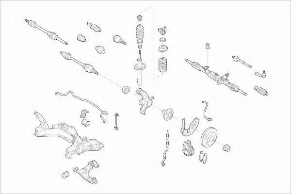 Imagine Directie ZF Parts FORD-FOCUS-FZ001