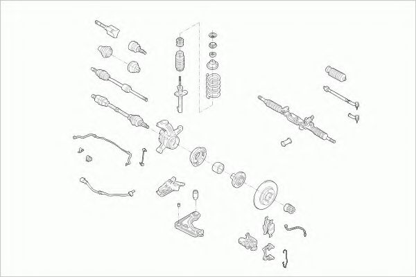 Imagine Directie ZF Parts FORD-KA-FZ002