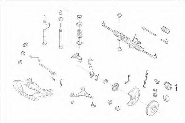 Imagine Directie ZF Parts MERCE-E-KLA-FZ002