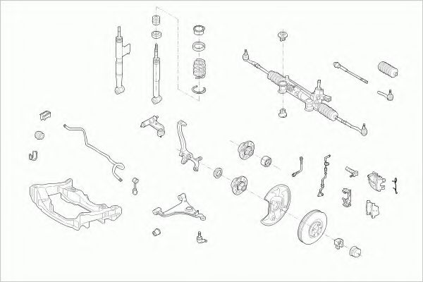 Imagine Directie ZF Parts MERCE-E-KLA-FZ006