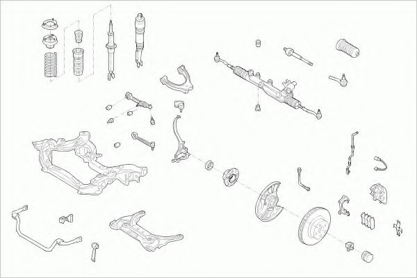 Imagine Directie ZF Parts MERCE-E-KLA-FZ013