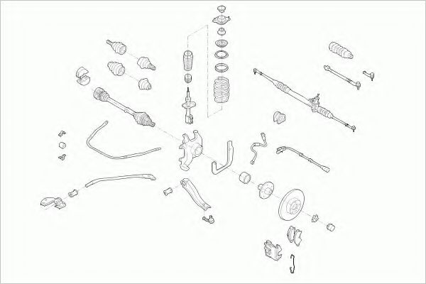 Imagine Directie ZF Parts OPEL-CORSA-FZ001