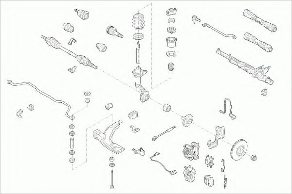 Imagine Directie ZF Parts OPEL-KADET-FZ001