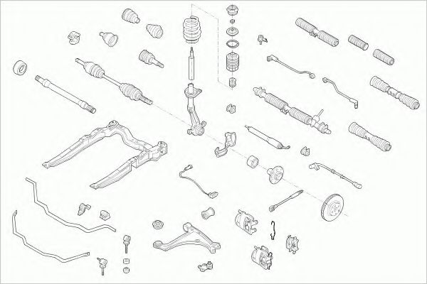 Imagine Directie ZF Parts OPEL-VECTR-FZ013