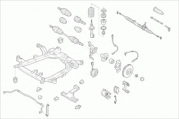 Imagine Directie ZF Parts OPEL-ZAFIR-FZ002