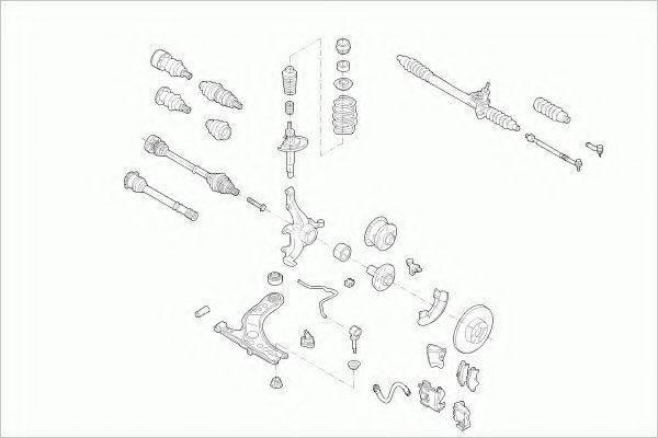 Imagine Directie ZF Parts VW-GOLF-FZ004