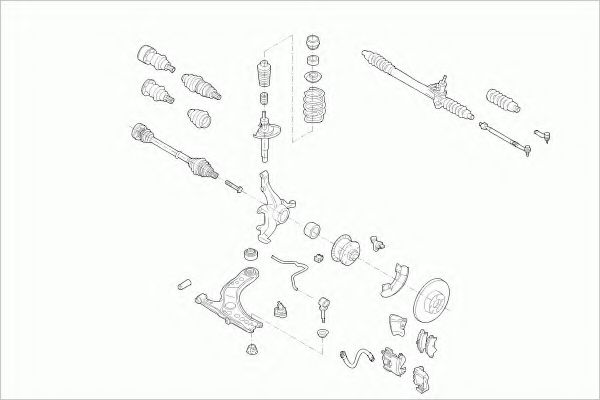 Imagine Directie ZF Parts VW-GOLF-FZ008