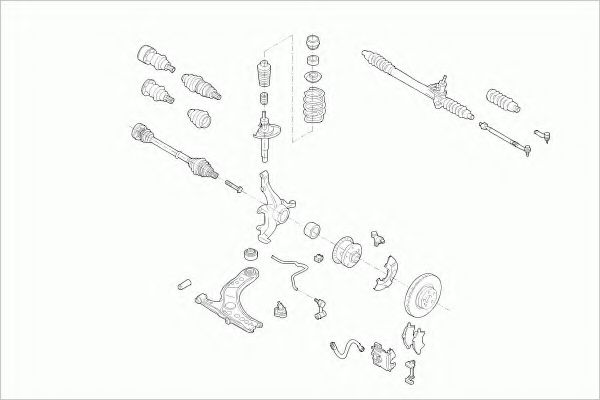 Imagine Directie ZF Parts VW-GOLF-FZ017