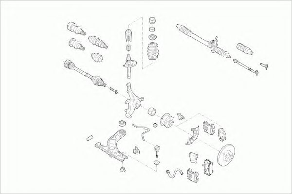 Imagine Directie ZF Parts VW-GOLF-FZ018