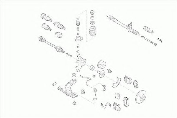 Imagine Directie ZF Parts VW-GOLF-FZ024