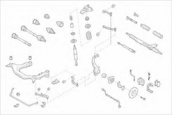 Imagine Directie ZF Parts VW-PASSA-FZ024