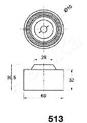 Imagine Mecanism tensionare, curea distributie ASHIKA 45-05-513