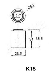 Mecanism tensionare, curea distributie ASHIKA 45-0K-018