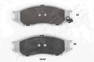 Imagine set placute frana,frana disc ASHIKA 50-01-150