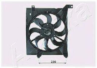 Imagine Ventilator, radiator ASHIKA VNT332002