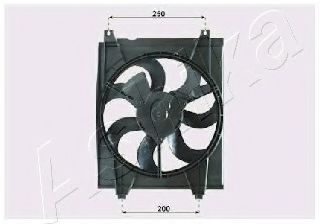 Imagine Ventilator, radiator ASHIKA VNT332004