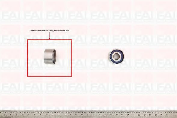 Imagine rola intinzator,curea distributie FAI AutoParts T9278