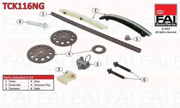 Chit lant de distributie FAI AutoParts TCK116NG
