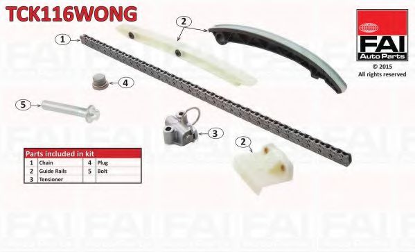 Chit lant de distributie FAI AutoParts TCK116WONG
