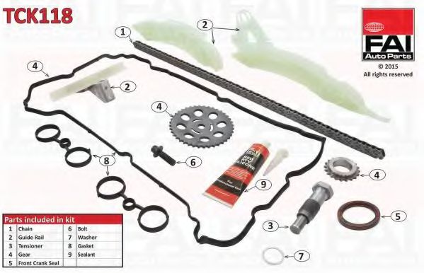 Chit lant de distributie FAI AutoParts TCK118