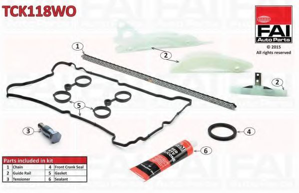 Chit lant de distributie FAI AutoParts TCK118WO