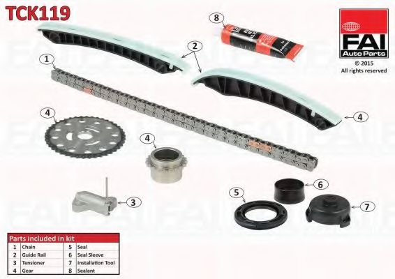 Chit lant de distributie FAI AutoParts TCK119