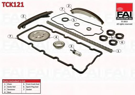 Chit lant de distributie FAI AutoParts TCK121