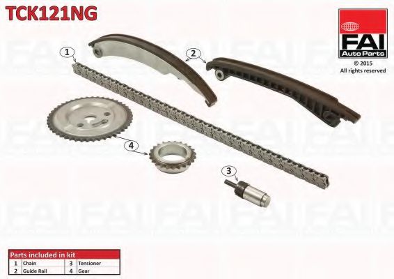 Chit lant de distributie FAI AutoParts TCK121NG