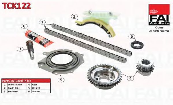 Chit lant de distributie FAI AutoParts TCK122