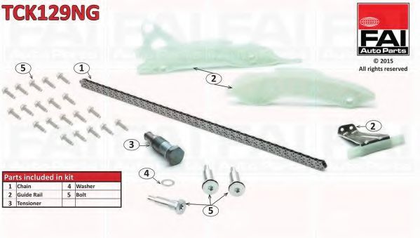 Chit lant de distributie FAI AutoParts TCK129NG