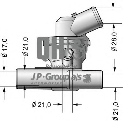 Imagine termostat,lichid racire JP GROUP 3014600119