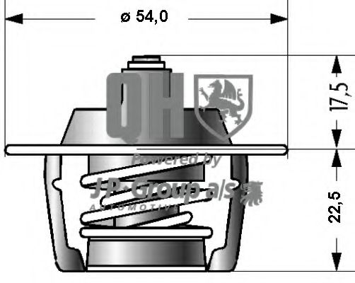 Imagine termostat,lichid racire JP GROUP 4114600519