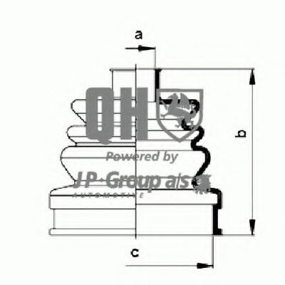 Imagine Ansamblu burduf, articulatie planetara JP GROUP 5653700119