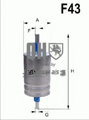 Imagine filtru combustibil JP GROUP 6118700209