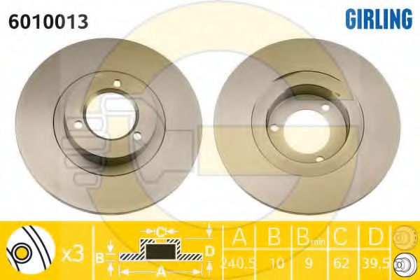 Imagine Disc frana GIRLING 6010013