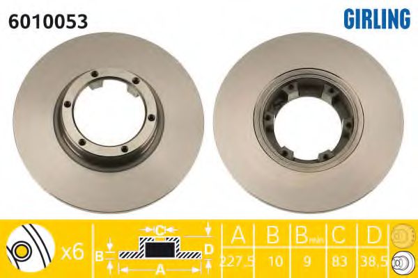 Imagine Disc frana GIRLING 6010053