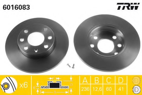 Imagine Disc frana GIRLING 6016083