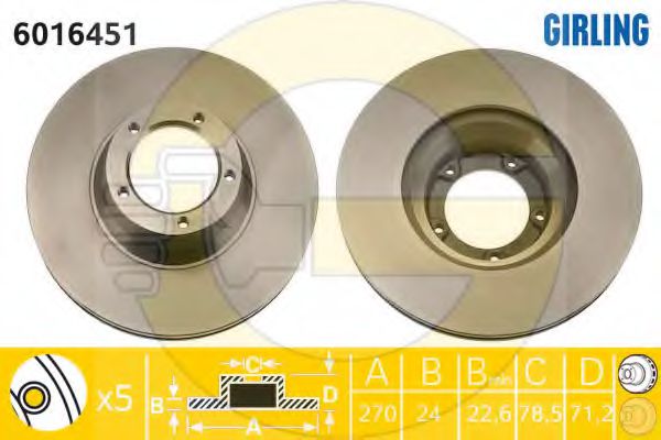 Imagine Disc frana GIRLING 6016451