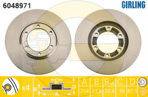 Imagine Disc frana GIRLING 6048971