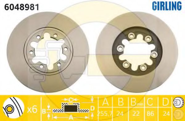 Imagine Disc frana GIRLING 6048981