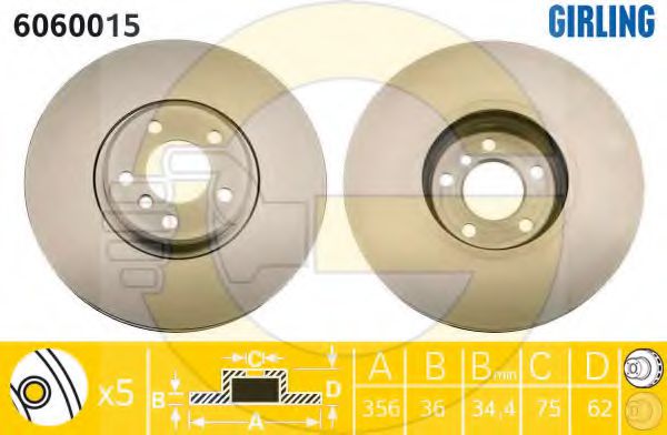 Imagine Disc frana GIRLING 6060015