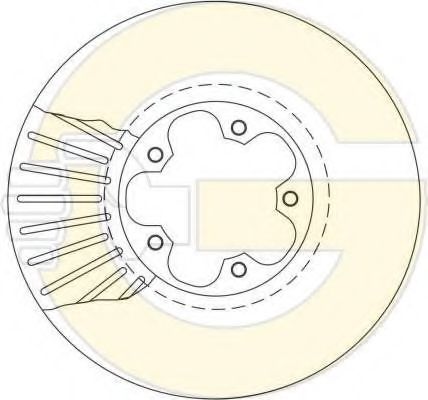 Imagine Set frana, frana disc GIRLING 6411414