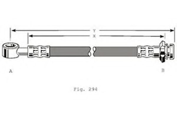 Furtun frana GIRLING 9004366 #1