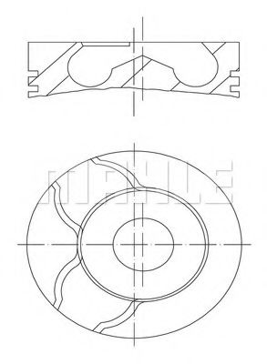 Imagine Piston MAHLE ORIGINAL 001 01 01