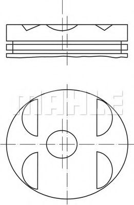 Imagine Piston MAHLE ORIGINAL 001 04 00