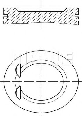 Imagine Piston MAHLE ORIGINAL 001 06 00